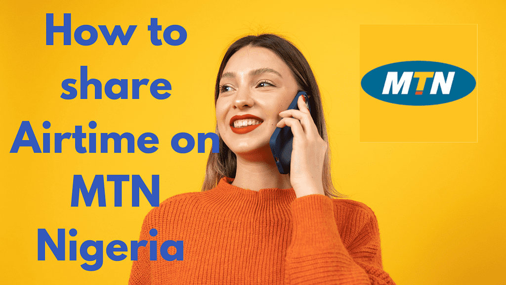 Image showing how to share airtime on MTN Nigeria